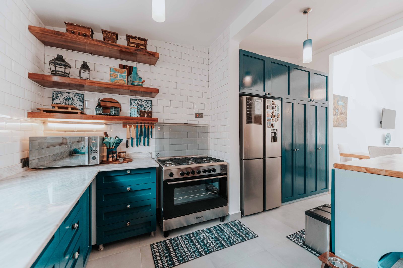 12 South cottage: finished kitchen